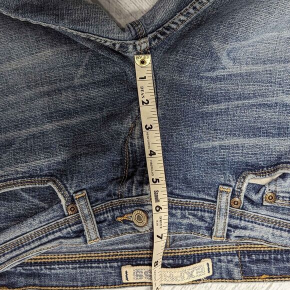 Express Size 1/2 Long Precision Fit Kick Boot Jeans - Picture 9 of 10